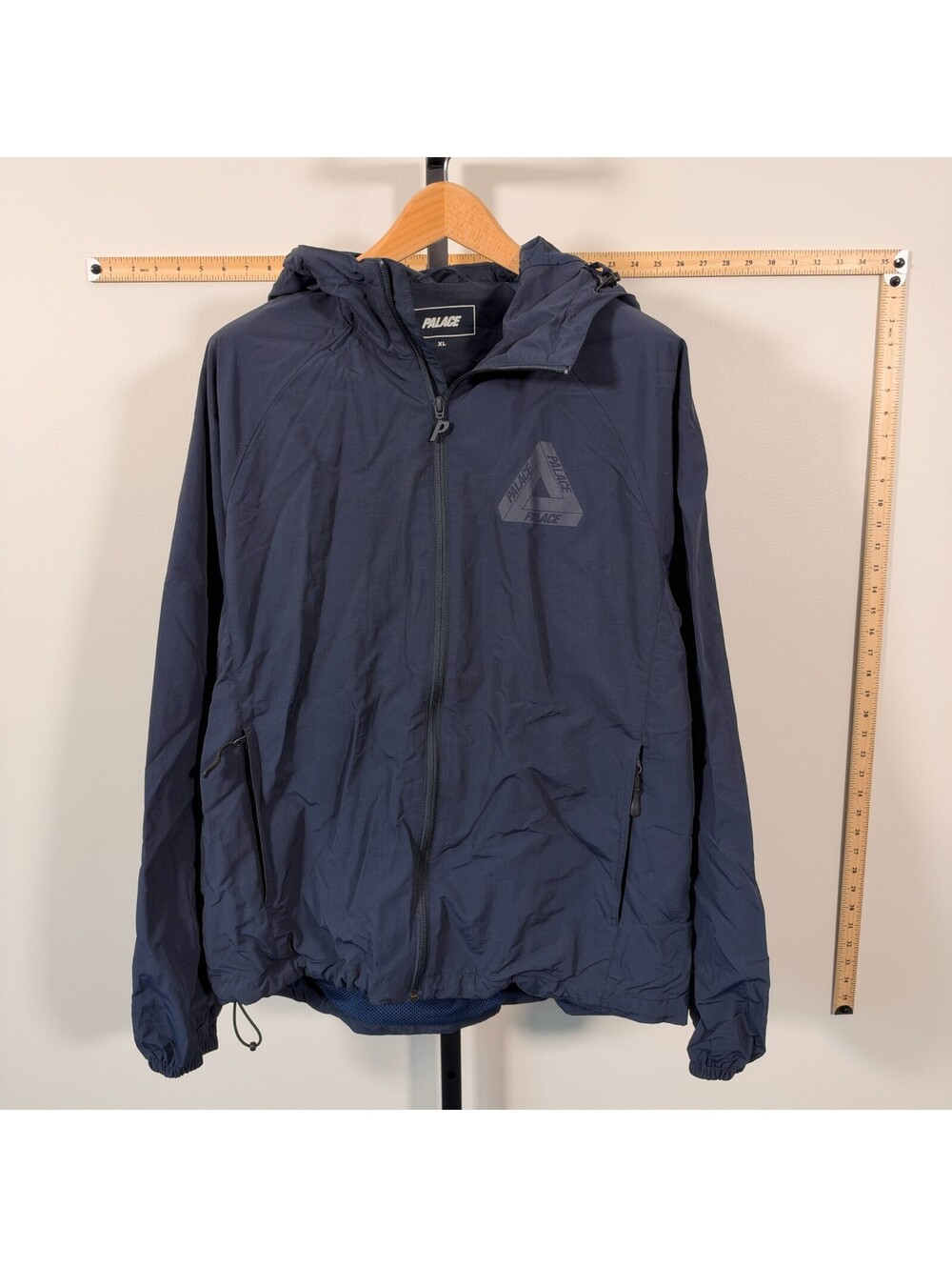 Palace Skateboards Rain Jacket Navy Blue Size XL